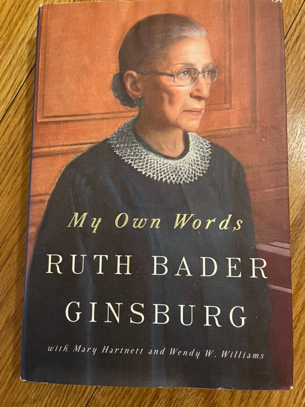 My Own Words by Ruth Bader Ginsburg Hardcover Book